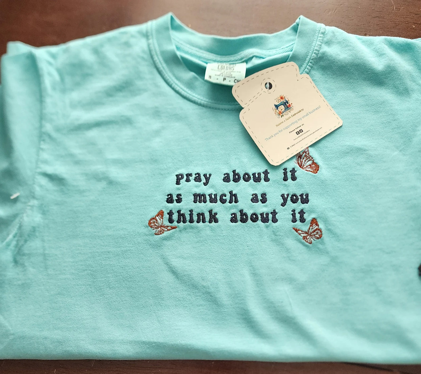 Pray Shirt, Christian Comfort Color Shirt, Graphic Shirt with Sayings