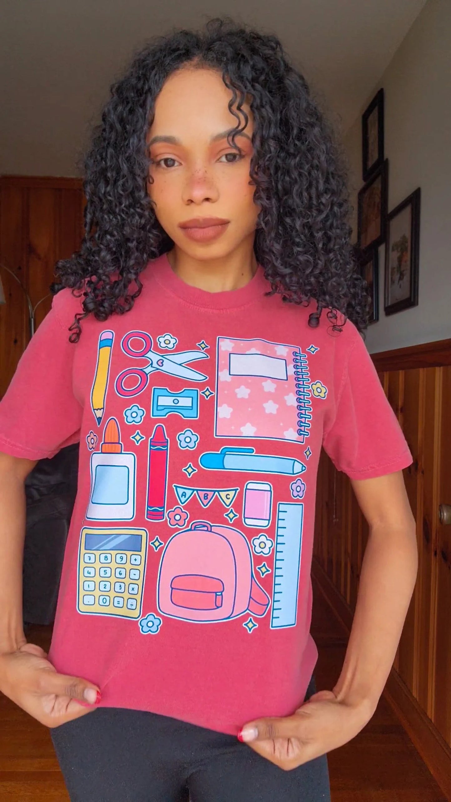 Teacher Supplies Tee, Elementary School Teacher Shirt