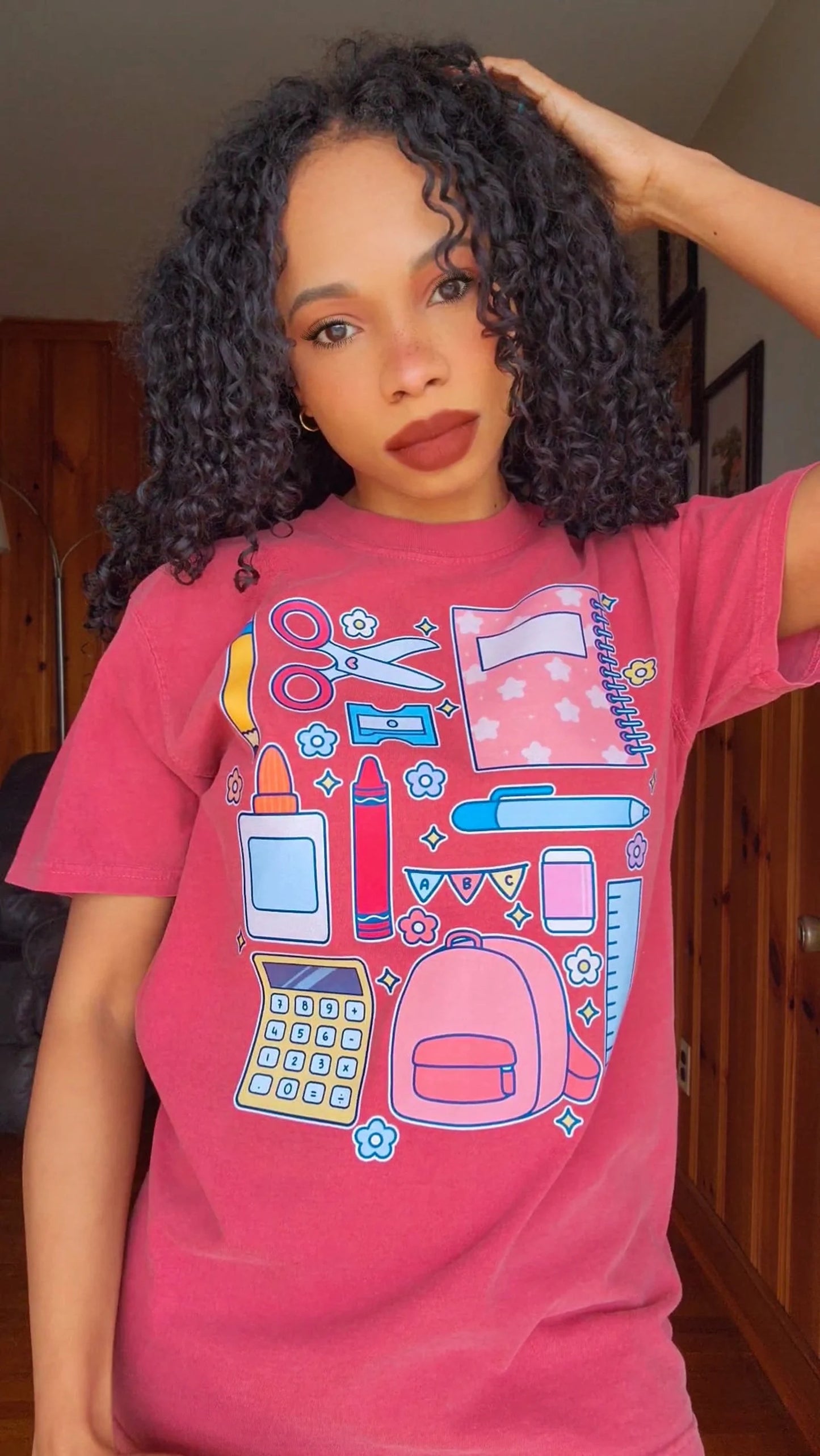 Teacher Supplies Tee, Elementary School Teacher Shirt