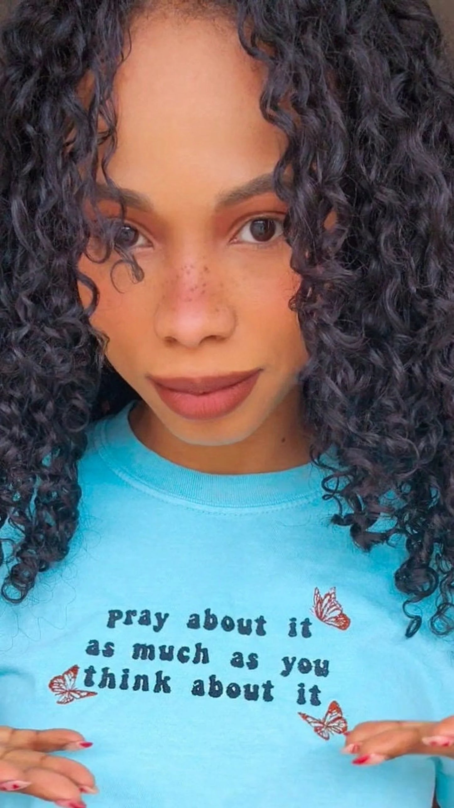 Pray Shirt, Christian Comfort Color Shirt, Graphic Shirt with Sayings
