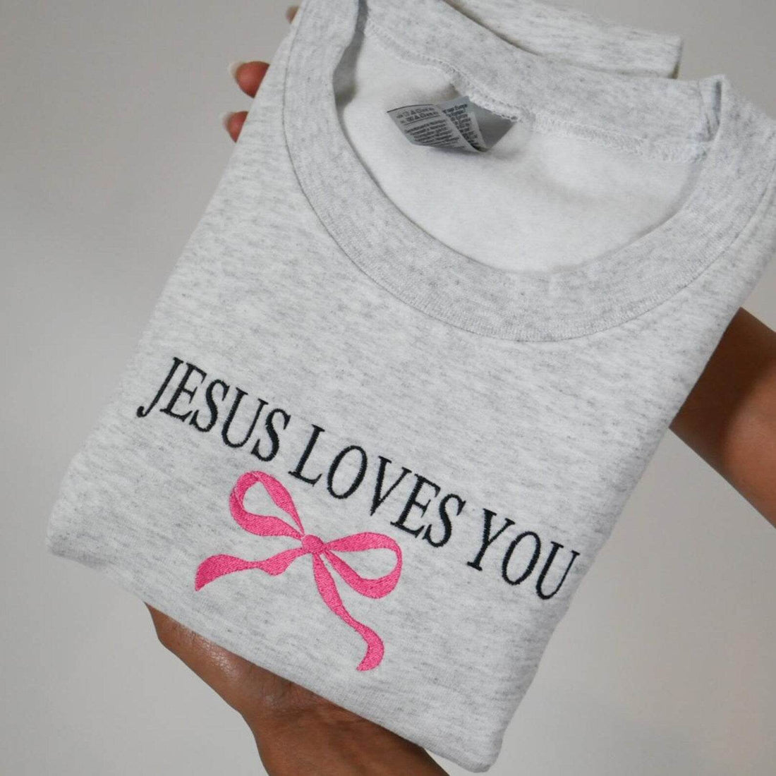 Jesus Loves You Sweatshirt – Christian Easter Crewneck main