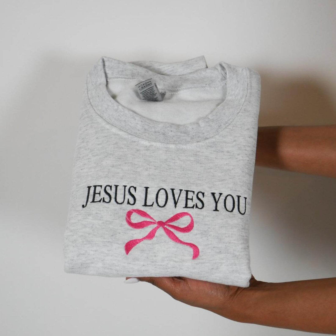 Jesus Loves You Sweatshirt – Christian Easter Crewneck main