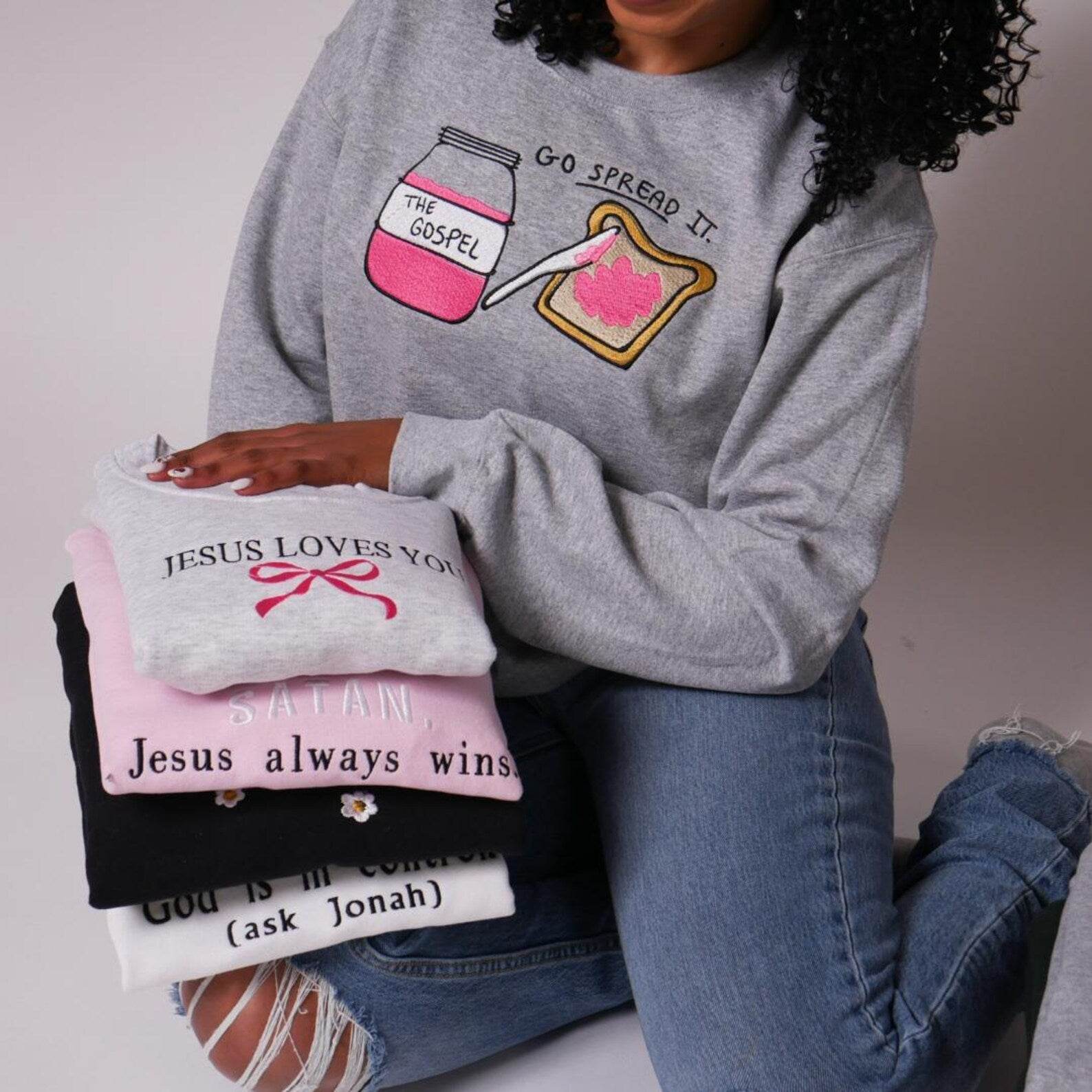 The Gospel Sweatshirt – Faith Based Christian Quote collections