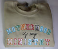 Cozy pullover sweatshirt for moms with inspiring message