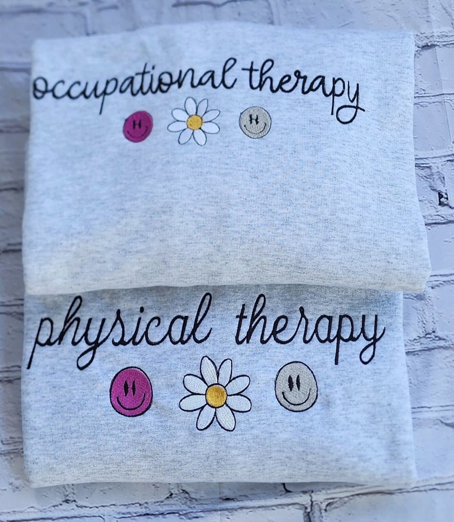 Best women’s sweatshirt featuring DPT emoji flower design
