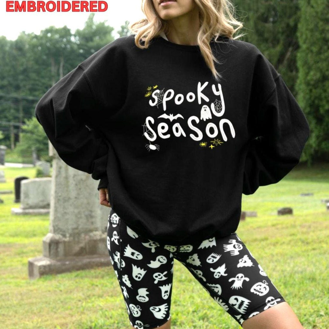 Women’s Halloween Sweatshirt | Spooky Season Graphic Crewneck