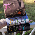 Cozy Season Fall Embroidered Sweatshirt for Comfort black with other colours