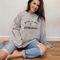 Great Is Thy Faithfulness Embroidered Faith Sweatshirt girls image