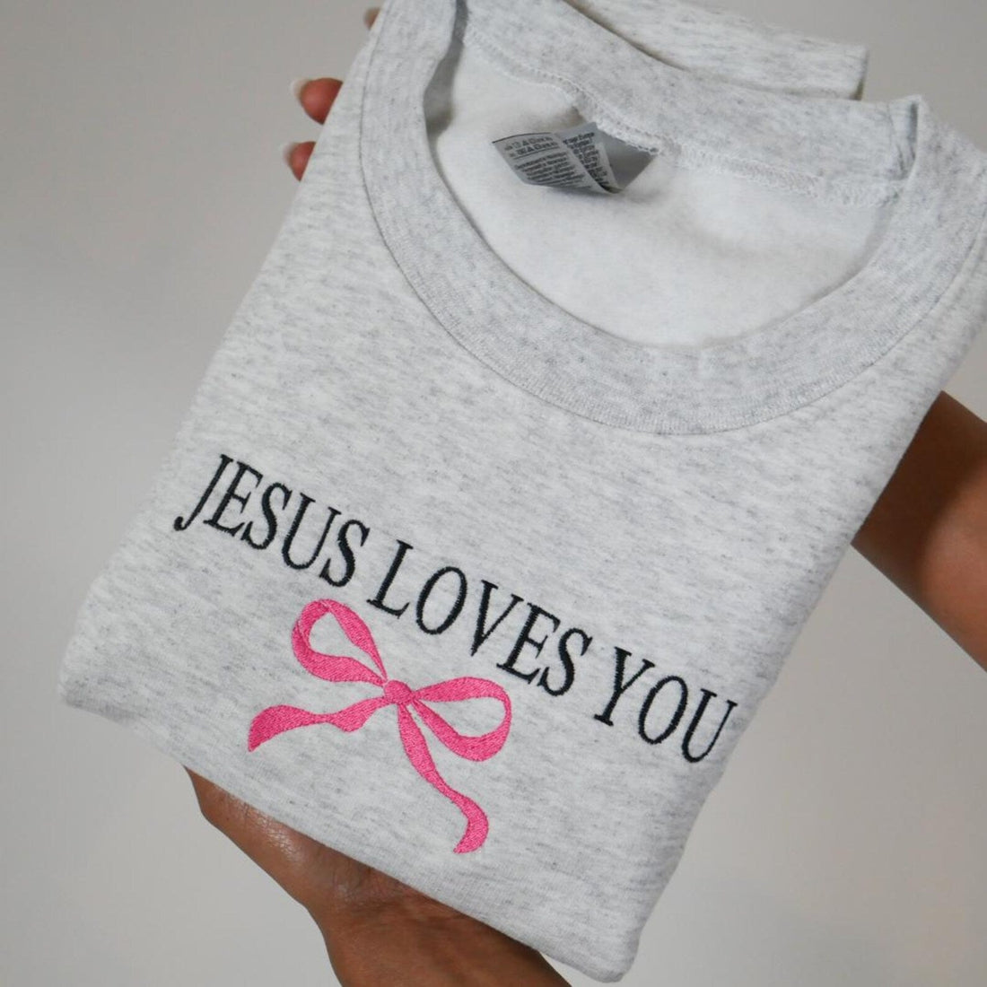 Jesus Loves You Sweatshirt – Christian Easter Crewneck main 