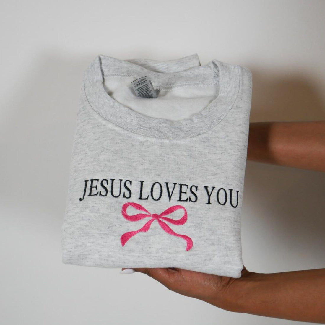 Jesus Loves You Sweatshirt – Christian Easter Crewneck main 