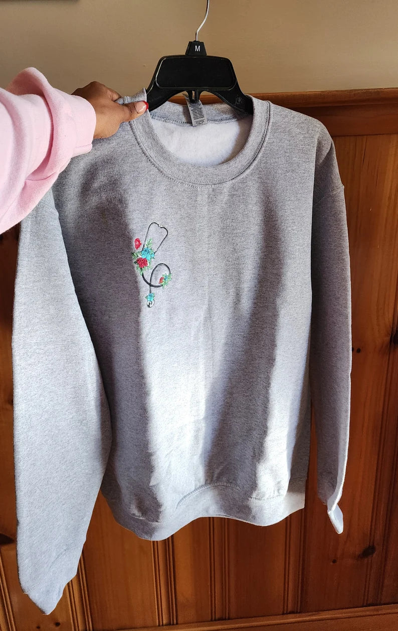 embroidered-stethoscope-sweatshirt