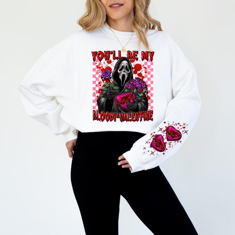 My Bloody Valentine Horror Ghost Sweatshirt girls