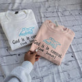 God Is in Control Jonah Sweatshirt – Christian Crewnecks photo